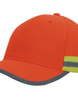 Headwear Hi Vis Cap With Reflective Tape (3030)
