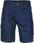 DNC Middle Weight Cotton Double Slant Cargo Shorts - With Shorter Leg Length (3358)