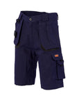 DNC Duratex Cotton Duck Weave Tradies Cargo Shorts - with twin holster tool pocket (3336)