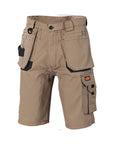 DNC Duratex Cotton Duck Weave Tradies Cargo Shorts - with twin holster tool pocket (3336)