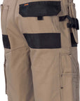 DNC Duratex Cotton Duck Weave Tradies Cargo Shorts - with twin holster tool pocket (3336)