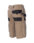 DNC Duratex Cotton Duck Weave Tradies Cargo Shorts - with twin holster tool pocket (3336)