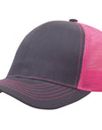 Headwear Brushed Cotton With Mesh Back Cap (4002)