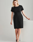 Biz Corporate Womens Short Sleeve Dress (34012)