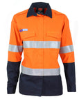 DNC Ladies Inherent Fr PPE2 2 Tone D/N Shirt (3457)
