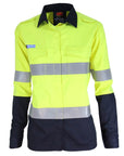 DNC Ladies Inherent Fr PPE2 2 Tone D/N Shirt (3457)