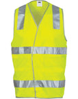 DNC Day/Night Safety Vest with Hoop & Shoulder Generic R/Tape (3503)
