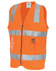 DNC Day/Night Side Panel Safety Vest with Generic R/Tape (3507)