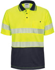 DNC Hivis Segment Taped Mircomesh Polo-Short Sleeve (3511)