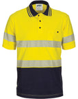DNC Hivis Segment Taped Cotton Jersey Polo - Short Sleeve (3515)