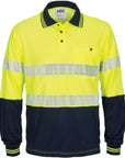 DNC HIVIS Segment Taped Cotton Backed Polo - Long Sleeve (3518)