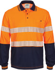 DNC HIVIS Segment Taped Cotton Backed Polo - Long Sleeve (3518)