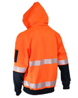 DNC Hivis Segmented Tape Full Zip Hoodie (3530)