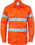 DNC Hivis D/n Drill Shirt (3535)
