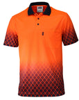 DNC HiVis Sublimated Metal Mesh Polo (3551)