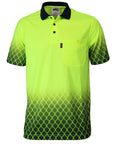 DNC HiVis Sublimated Metal Mesh Polo (3551)