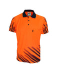DNC Hivis Sublimated Full Stripe Polo (3566)