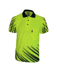 DNC Hivis Sublimated Full Stripe Polo (3566)