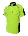 DNC Hi-Vis Semicircle-piping Polo (3569)