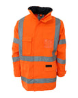DNC HiVis Breathable Rain Jacket Biomotion tape (3571)