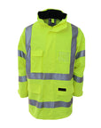 DNC HiVis Breathable Rain Jacket Biomotion tape (3571)