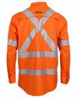DNC Hivis Segment Taped Coolight "X" Back Shirt (3646)