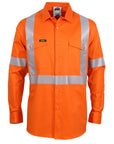 DNC Hivis Segment Taped Coolight "X" Back Shirt (3646)