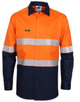 DNC Hivis 2 Tone Segment Taped Coolight Shirt (3648)