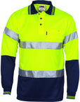 DNC HiVis D/N Cool Breathe Polo Shirt With CSR R/Tape - Long Sleeve (3716)