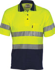 DNC HiVis Cotton Back S/S Polo with generic R/T (3717)