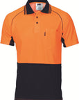 DNC HiVis Cotton Backed Cool-Breeze Contrast Polo - S/S (3719)