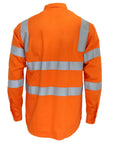 DNC Hivis L/W Csr R/Tape Vic Rail Shirt- LS (3741)