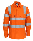 DNC Hivis L/W Csr R/Tape Vic Rail Shirt- LS (3741)