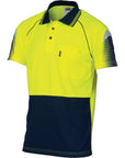 DNC HiVis Cool-Breathe Sublimated Piping Polo-Short Sleeve (3751)