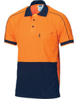 DNC HiVis Cool-Breathe Double Piping Polo-Short Sleeve (3753)