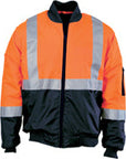 DNC Hivis 2 Tone Bomber Jacket With Csr R/tape (3762)