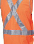 DNC Day & Night Cross Back Safety Vest with Tail (3802)