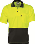 DNC Hivis Two Tone Cool Breathe Polo Shirt, Short Sleeve (3811)