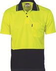 DNC Hivis Two Tone Cool Breathe Polo Shirt, Short Sleeve (3811)