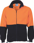 DNC HiVis Two Tone Full Zip Polar Fleece (3827)