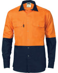 DNC HiVis Two Tone Drill Shirt With Press Studs (3838)