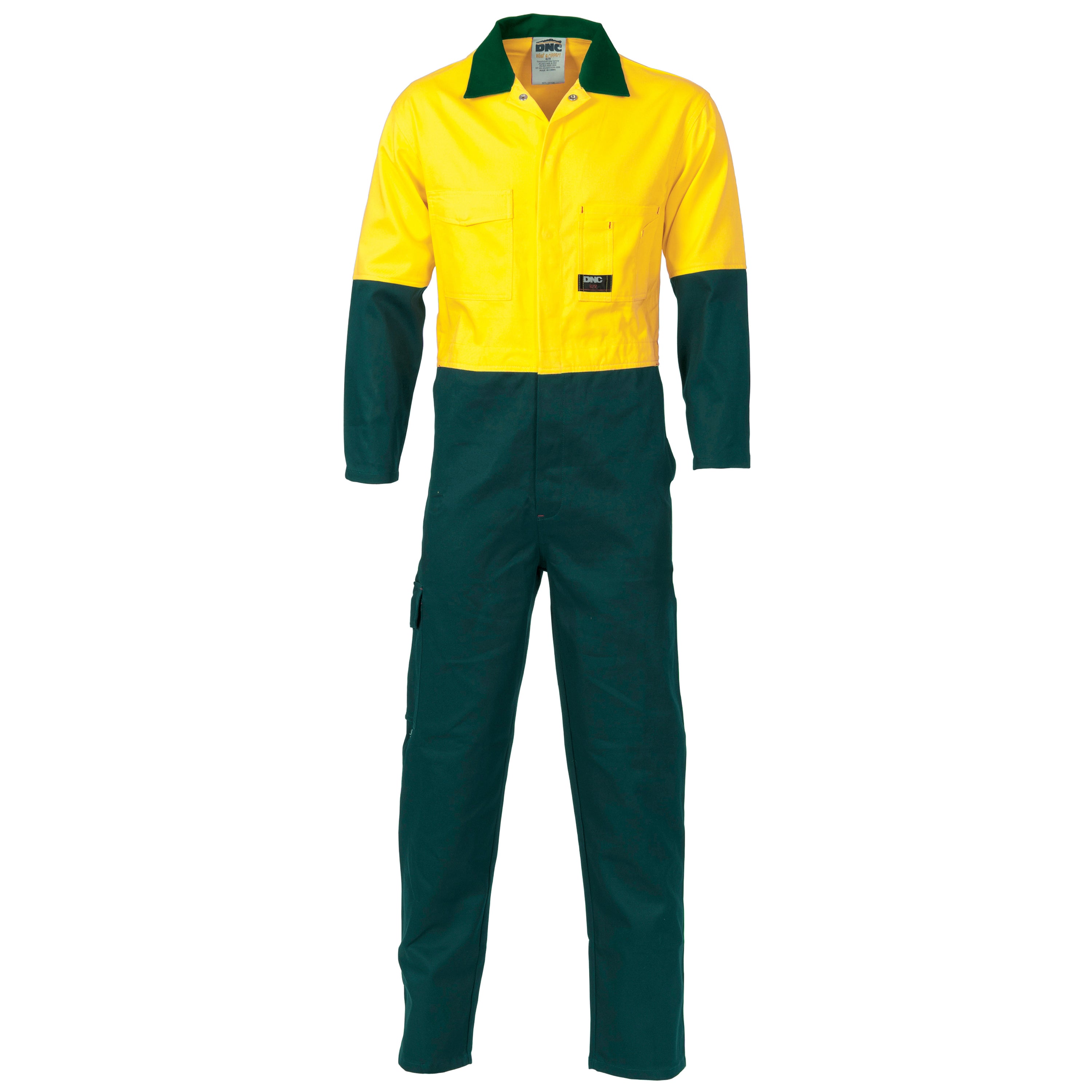 DNC HiVis Two Tone Cott on Coverall -(3851)