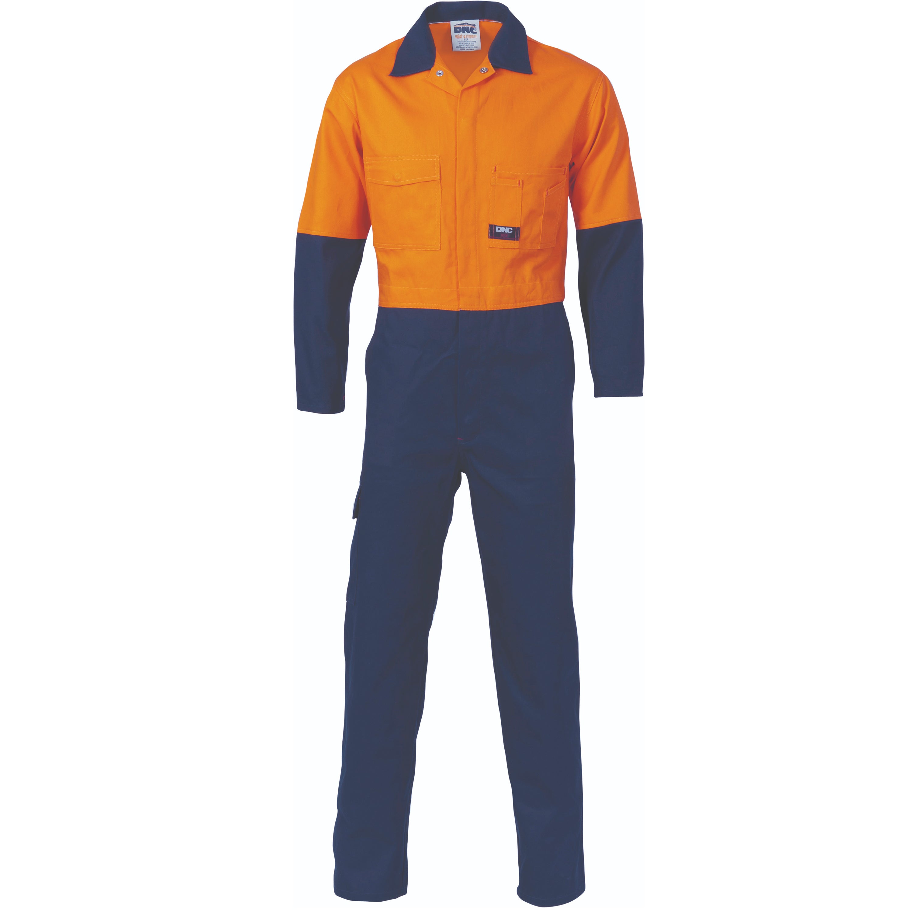 DNC HiVis Two Tone Cott on Coverall -(3851)