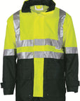 DNC HiVis Two Tone Breathable Jacket with 3M R/Tape (3867)