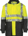 DNC HiVis Two Tone Breathable Jacket with 3M R/Tape (3867)