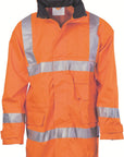 DNC HiVis D/N Breathable Rain Jacket with 3M 8906 R/Tape (3871)