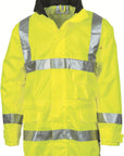DNC HiVis D/N Breathable Rain Jacket with 3M 8906 R/Tape (3871)