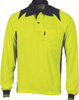 DNC Cool Breathe Action Polo Shirt - Long Sleeve (3894)