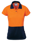 DNC Ladies HiVis Two Tone Polo - Short Sleeve -(3897)
