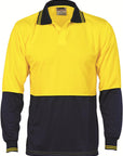 DNC HiVis Two Tone Food Industry Polo, Long Sleeve (3904)